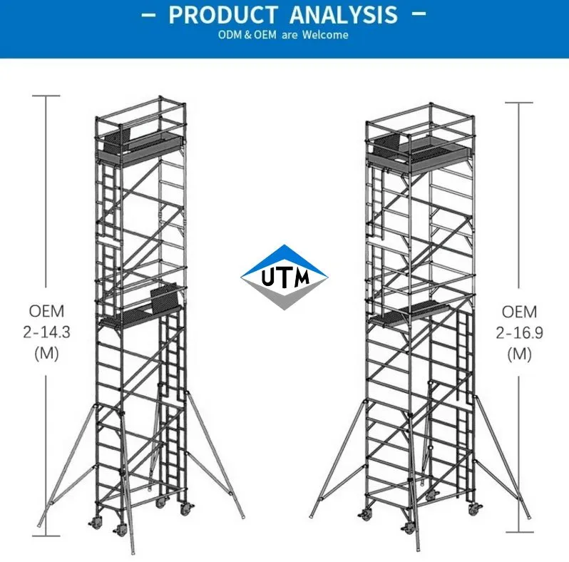 What is the Maximum Height of Mobile Scaffold in Construction in Saudi Arabia